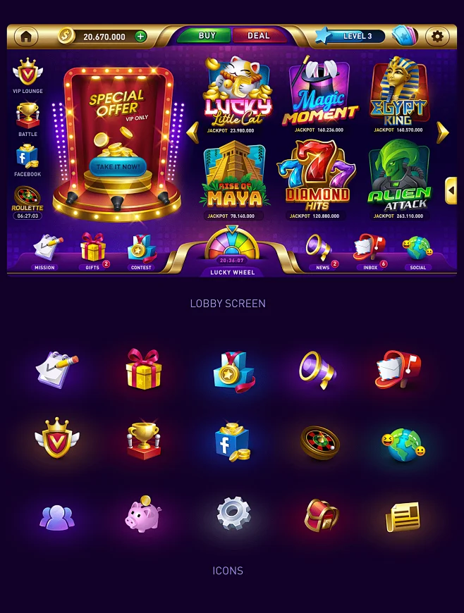 Worms slots